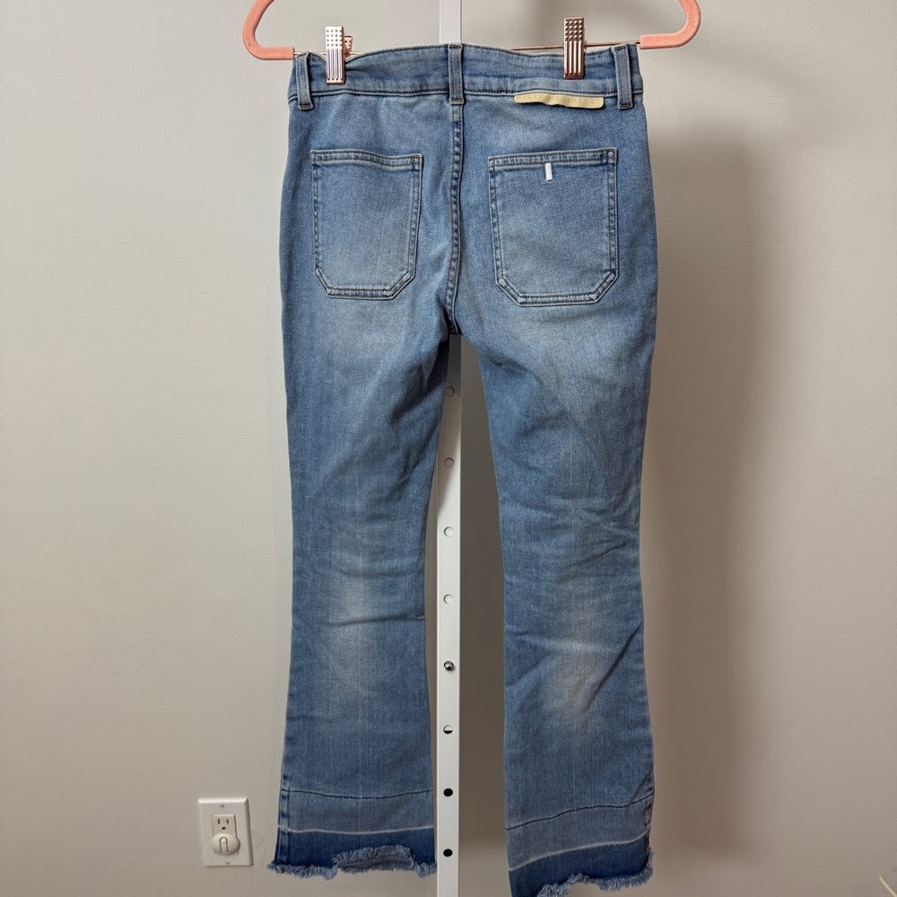 Stella McCartney Patch Pocket Jeans Light Wash Size 25 US 0-2 - Picture 2 of 5